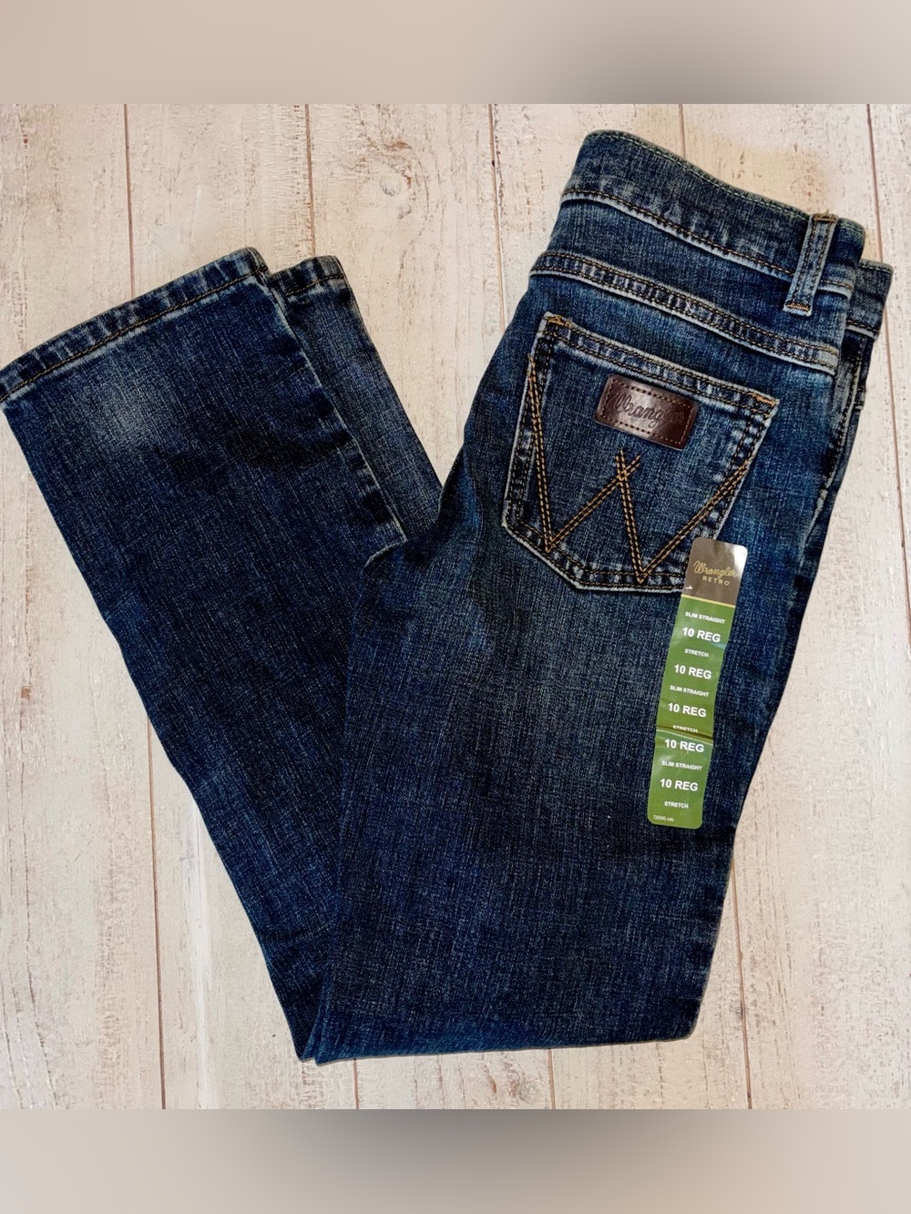 NWT! Wrangler Retro Slim Straight Boys Jeans